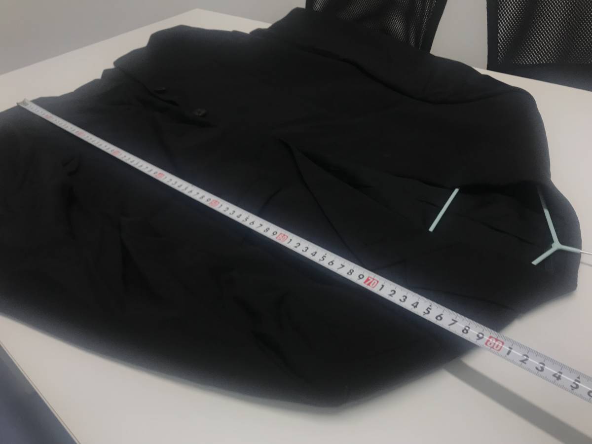 グアベロ メンズファッション メンズジャケット ジャケット コート 上着 ブラック 肩幅約44cm 着丈約80cm_画像6
