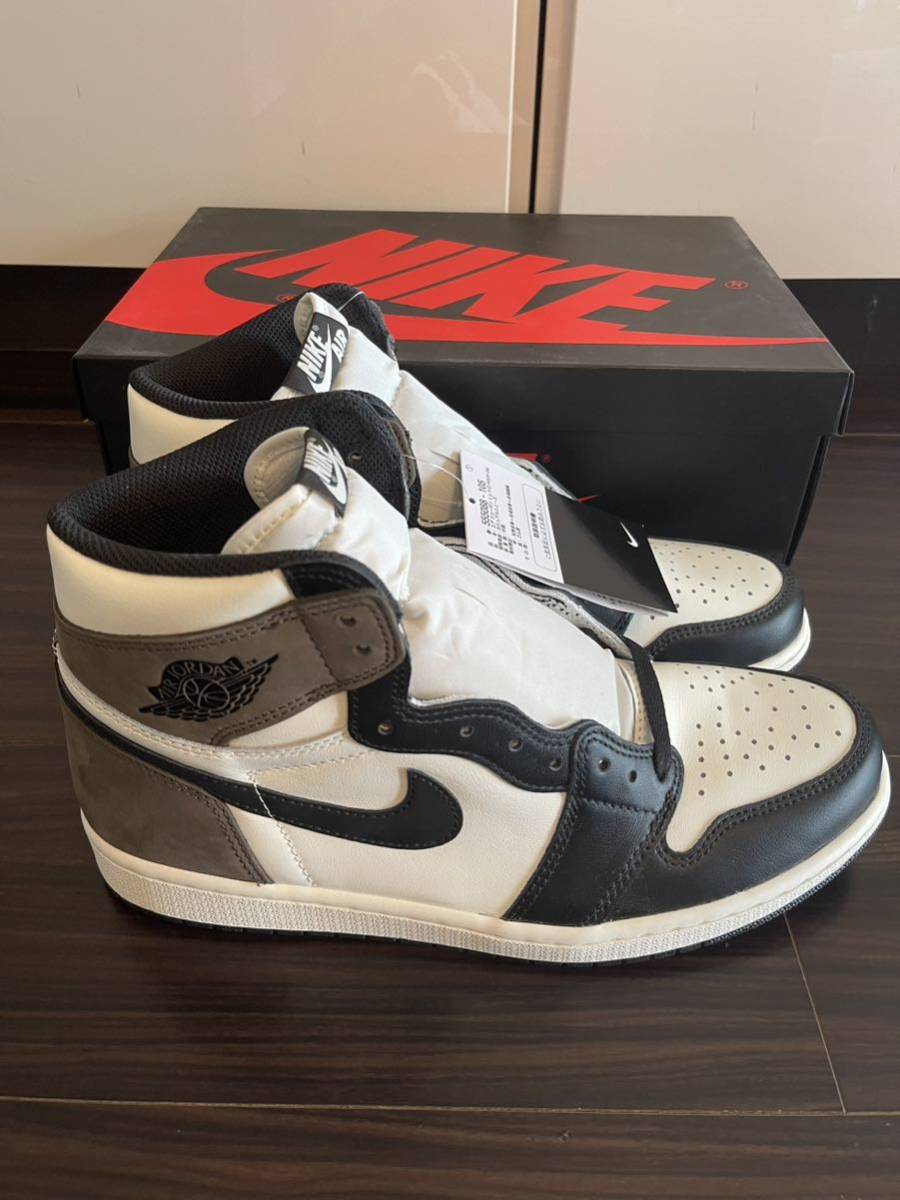 新品未使用 NIKE AIR JORDAN 1 RETRO HIGH OG Dark Mocha 28.5 _画像6