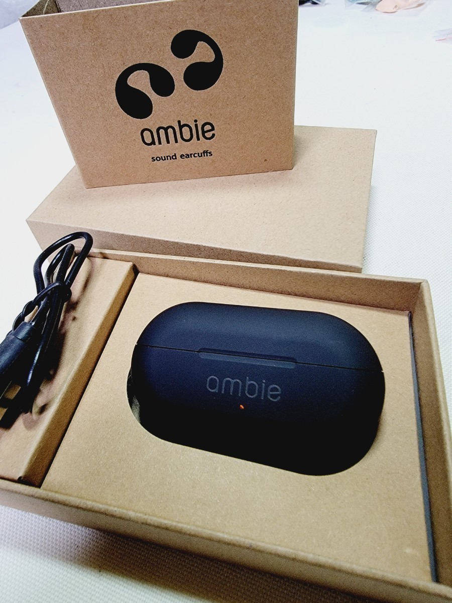 新品未使用】ambie 完全ワイヤレスイヤホン AM-TW01 ブラックambie