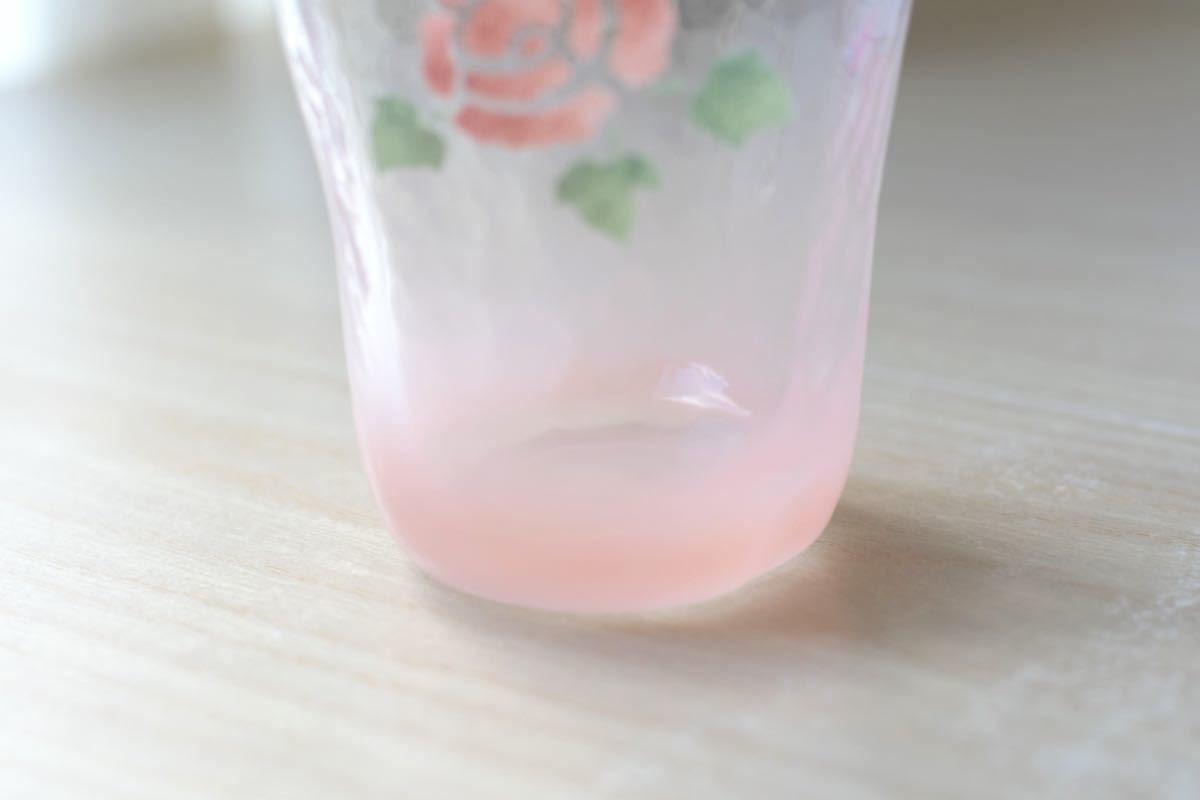 マニーローズ　Gルラック　タンブラーL ガラス　グラス　ガラスコップ　日本製　　新品_画像5