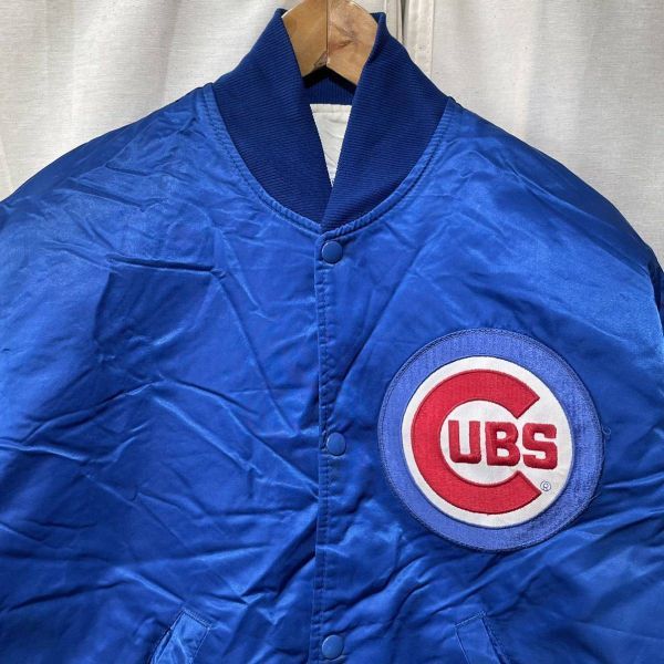 希少! 80s STARTER “CHICAGO CUBS” スタジャン USA製 MLB ビンテージ スタジアムジャケット カブス 60s 70s 90s