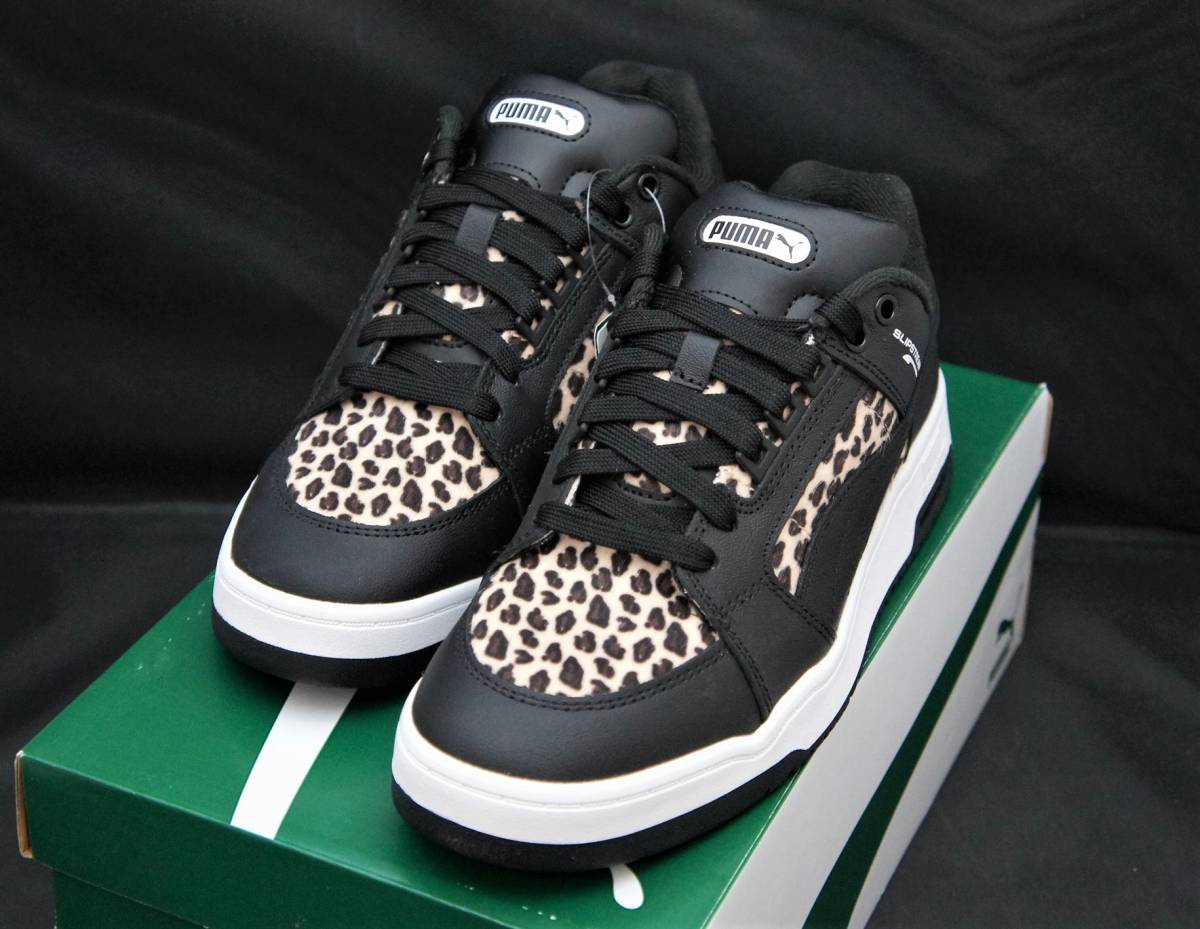 SALE！【新品】US9 27cm PUMA プーマ SLIPSTREAM LO ANIMAL スリップストリーム ロー アニマル レオパード BLACK/SAND 国内正規品_画像1