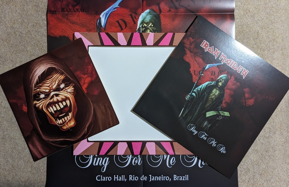 Iron Maiden-Sing For Me Rio★限定300カラー2LP/ポスター&カード付属_画像5