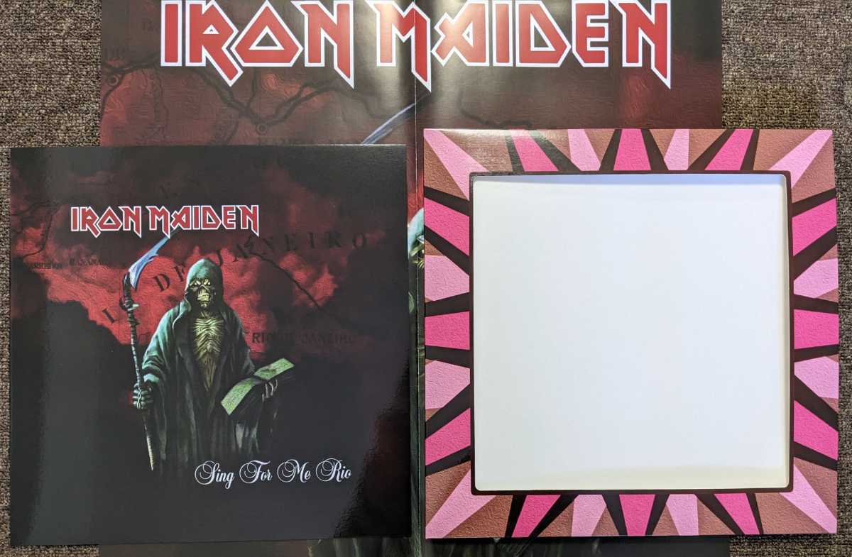 Iron Maiden-Sing For Me Rio★限定300カラー2LP/ポスター&カード付属_画像3