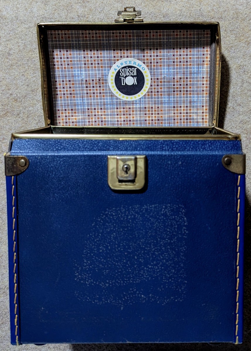  Vintage *EP record storage bag * Sweden Alstermo Spisar Box