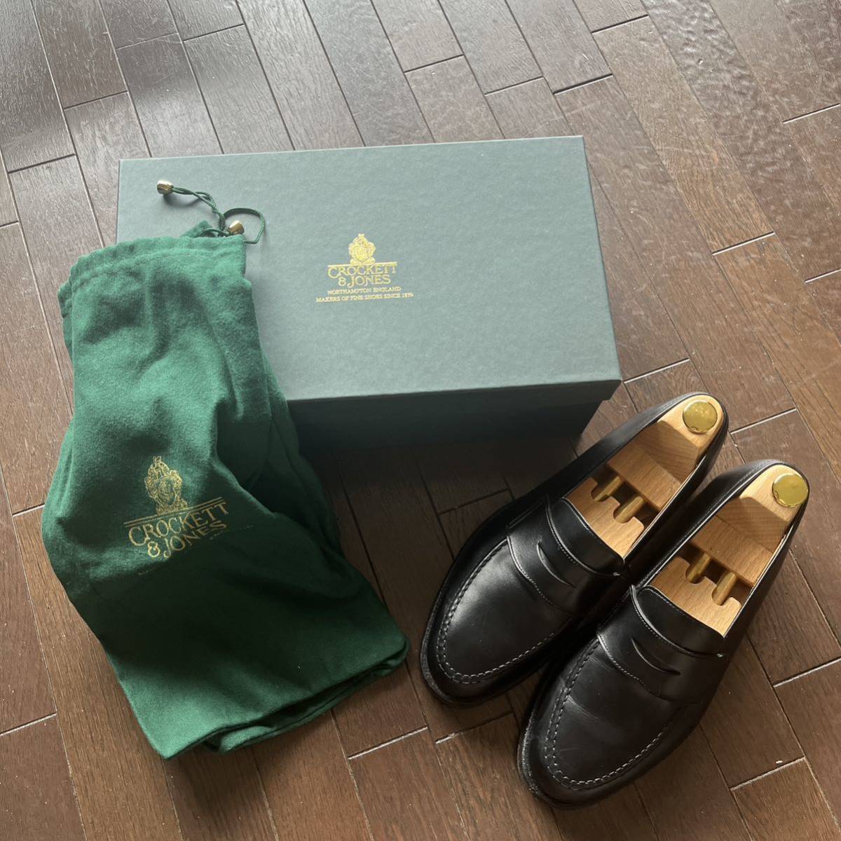 CROCKETT&JONES クロケットアンドジョーンズ クロケット&ジョーンズ ローファー BOSTON2 黒 ブラック ボストン