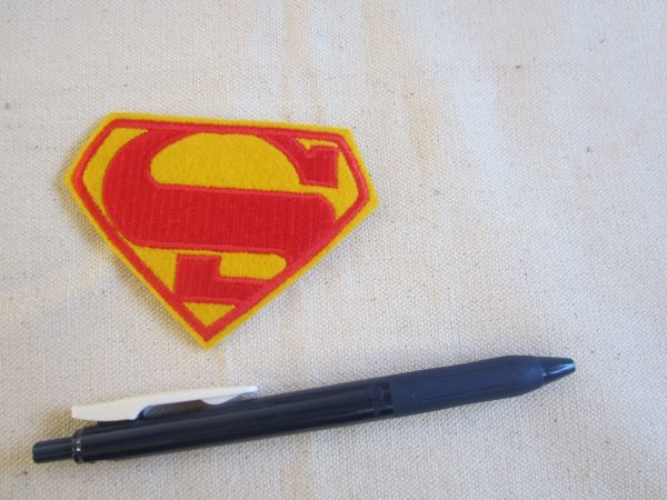 スーパーマン S スーパーヒーロー アメリカ ワッペン/パッチ 企業 USA 古着 アメリカ アメカジ カスタム キャップ ワークシャツ 381_画像6