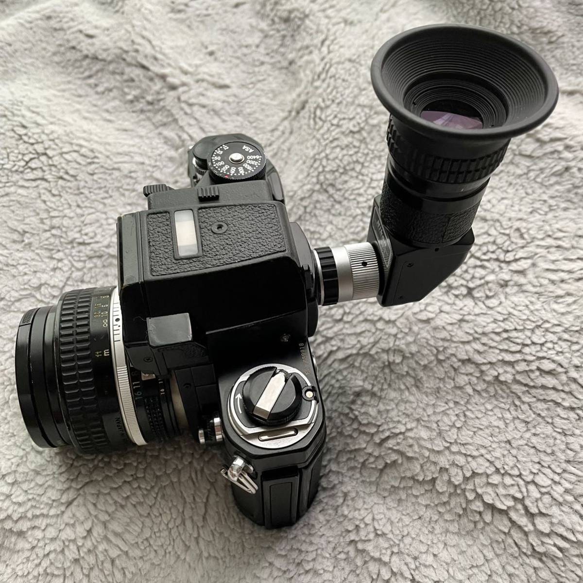 NIKON ニコン F2 ASフォトミックASブラック NIKKOR AI 50mm f1.4 単焦点レンズ　_画像2