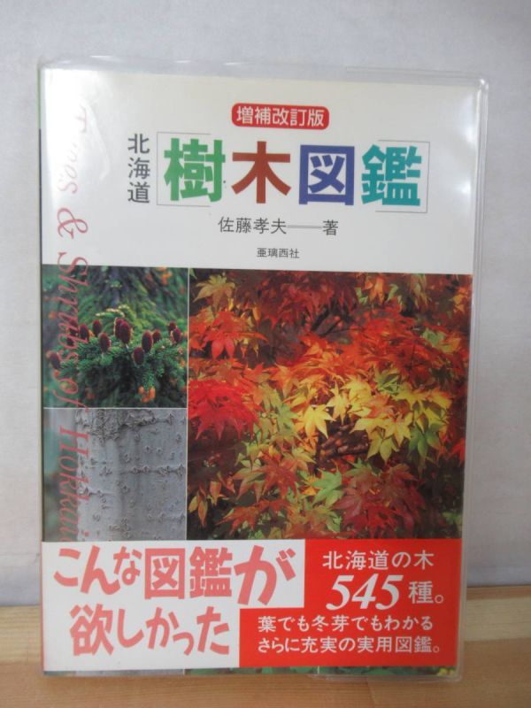 A4△北海道・樹木図鑑 佐藤孝夫 亜瑠西社 2000年 自生種 導入樹種 園芸種 実用図鑑 220420_画像1