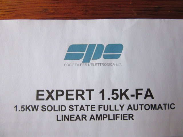 Yahoo!オークション - SPE Expert 1.5K-FA リニアアンプ ほぼ未 Yahoo!オークション - SPE Expert 1.5K-FA リニアアンプ ほぼ未