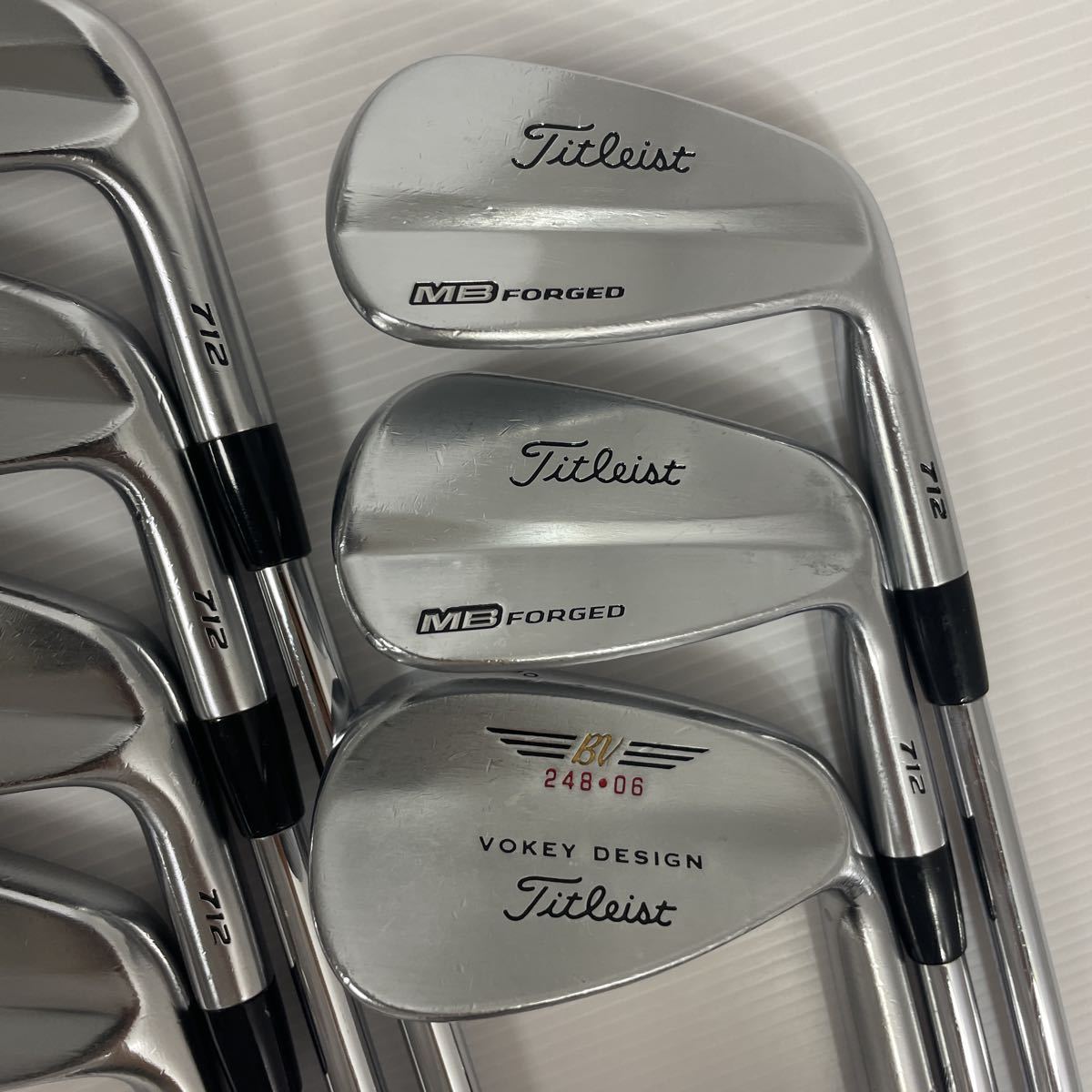 希少 Titleist MB FORGED 712 アイアンセット 4I〜9I+48° 7本セット