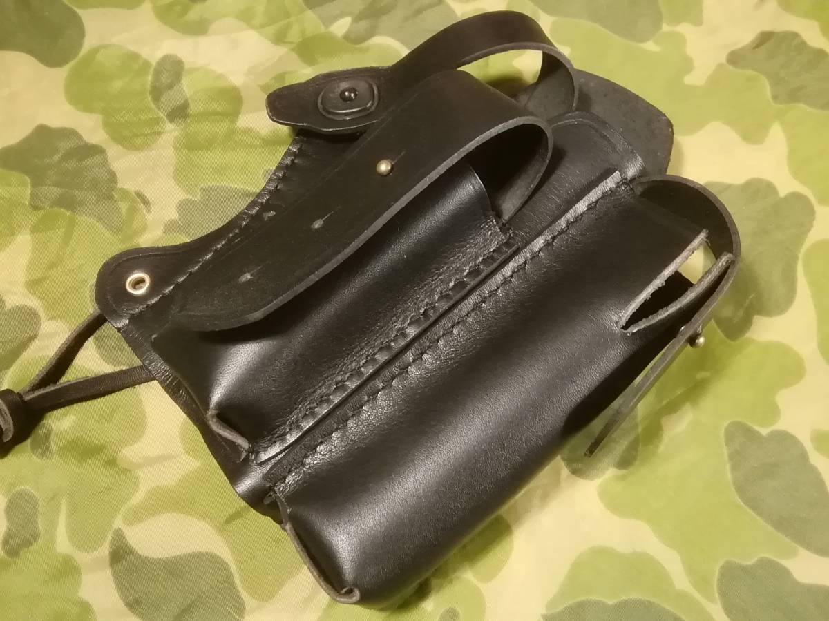  the US armed forces special squad all-purpose original leather ho ru Star . made black BLACK M1911A1 Star m Luger MK1warusa-P99 conform silencer magazine storage possibility 