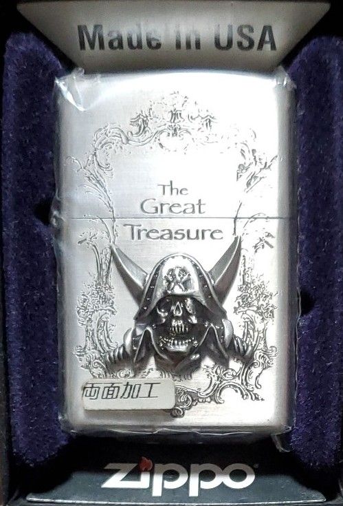 ジッポ　 ジッポーライター ZIPPO ジッポー　The Great Treasure 海賊　スカル　地図　航海　ドクロ　刀　　