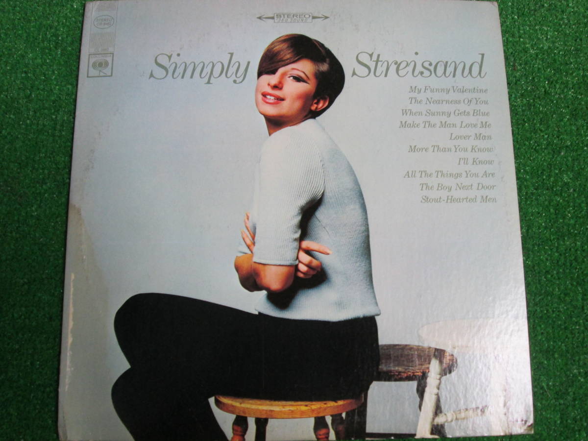 【送料無料】中古レコード ★BARBRA STREISAND/Simply Streisand ☆バーブラ・ストライサンド CS 9482_画像1