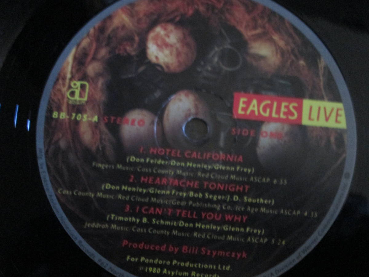 【送料無料】中古レコード ★ EAGLES/EAGLES LIVE ☆イーグルス US盤 2LP　BB-705_画像8