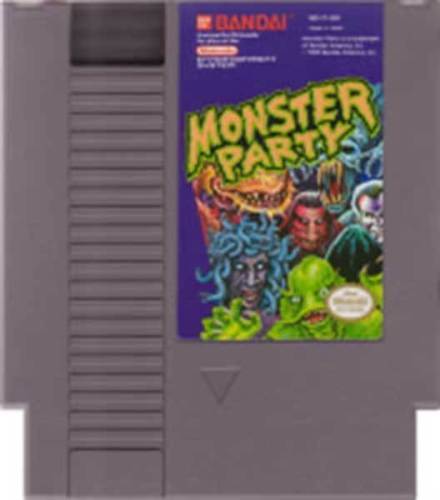 海外限定版 海外版 ファミコン Monster Party モンスターパーティー NES