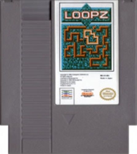 ★北米版★送料無料★ ファミコン ループズ Loopz NES