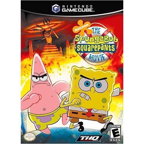  abroad limitation version overseas edition Game Cube sponge * Bob square pants The * Movie Spongebob Squarepants The Movie Game Cube