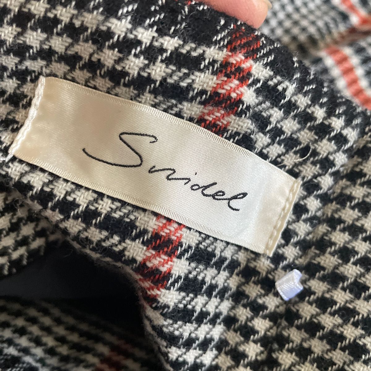 石原さとみさん着用 SNIDEL チェックスリットロングスカート 石原さとみさん着用 SNIDEL チェックスリットロングスカート
