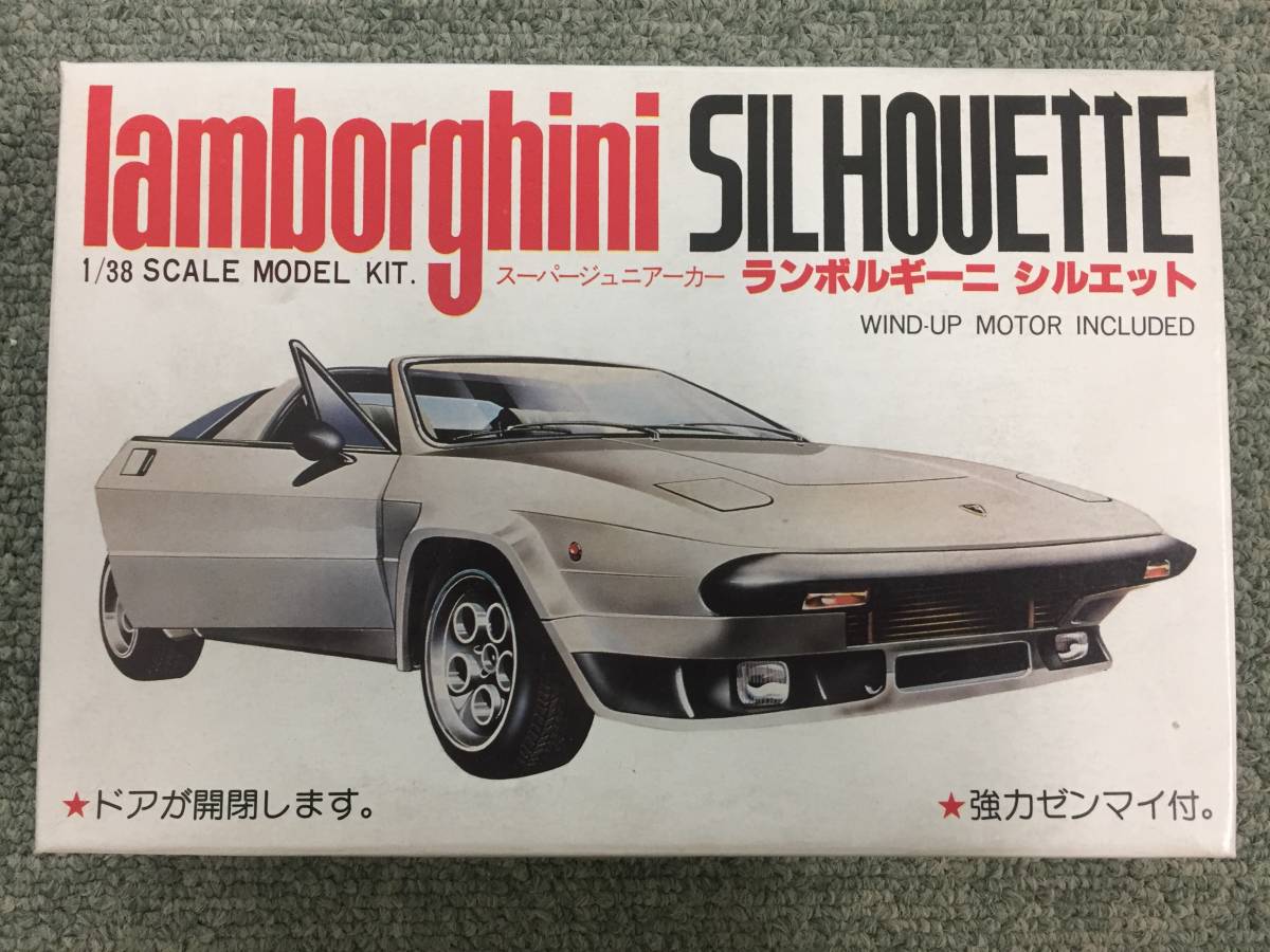  カワイ 1/38 ランボルギーニ シルエット 未組立て 河合商会 Lamborghini SILHOUETTE _画像1