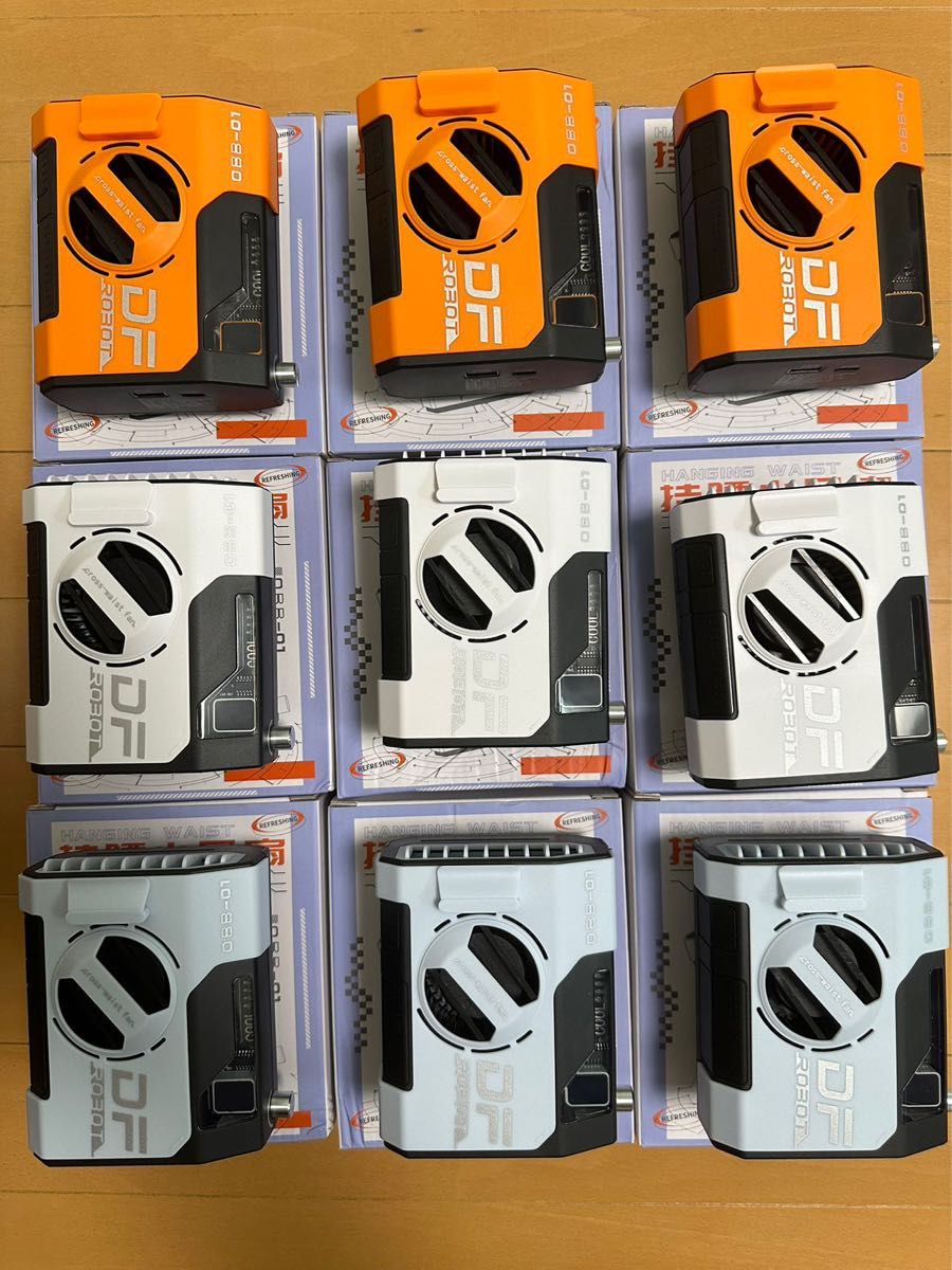 超強風多機能携帯扇風機 USB充電式ファン手持ち/掛け/手持ち/腰掛け/首