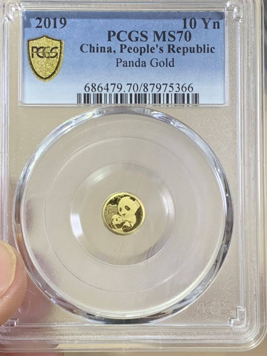 中国パンダ金貨2019年中華人民共和国パンダ10元金貨/MS70/ | JChere