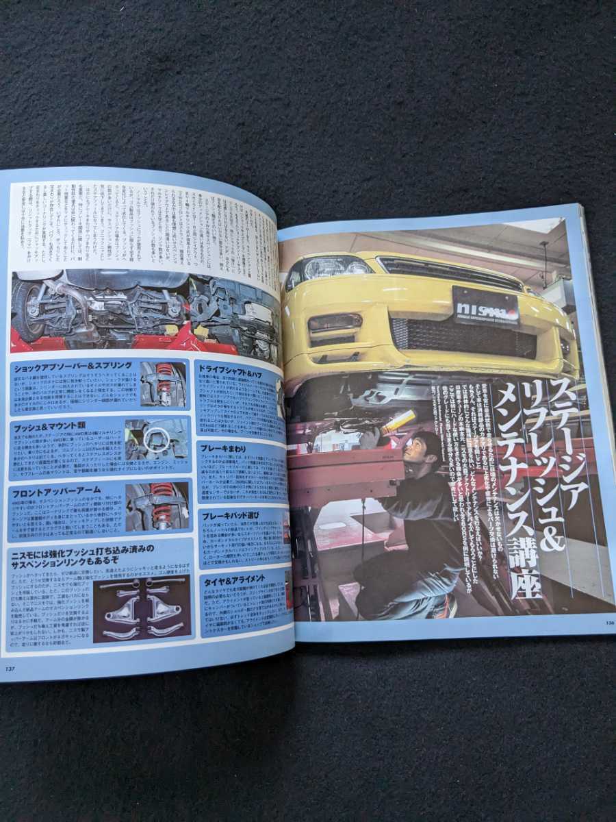 日産　ステージア　チューニング&ドレスアップ徹底ガイド　C34 M35　ステーションワゴン デモカー エアロ　サスペンション　パーツカタログ_画像10