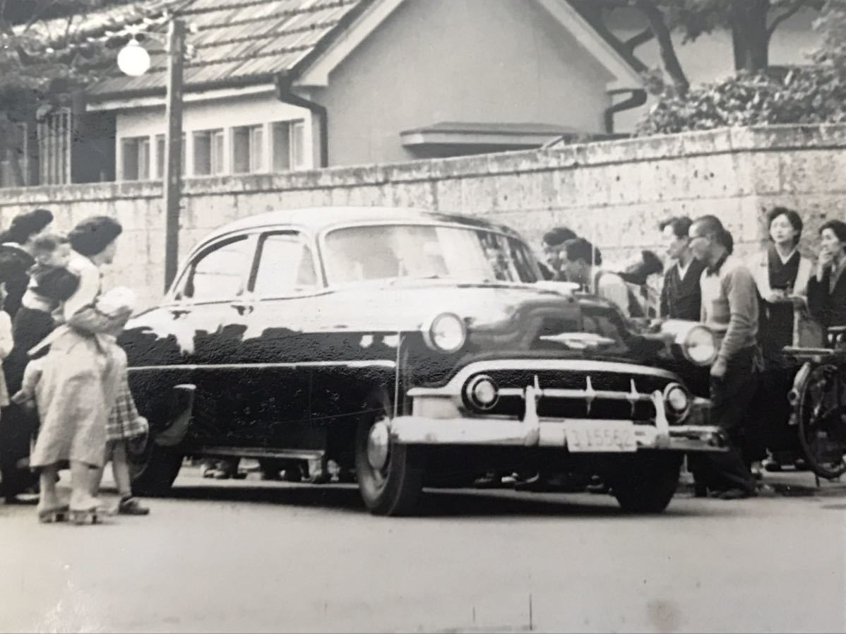 1950年代 シボレー 当時物 写真 昭和 レトロ 希少 クラシックカー classic car vintage 高級車 Photo CHEVROLET 50's アメ車 立正交成會_画像2