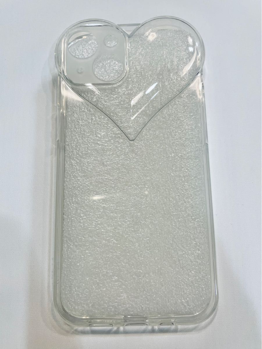 iPhone14ケース スマホケース ハート 韓国 クリア 透明 可愛い アイフォーン14 おしゃれ かわいい