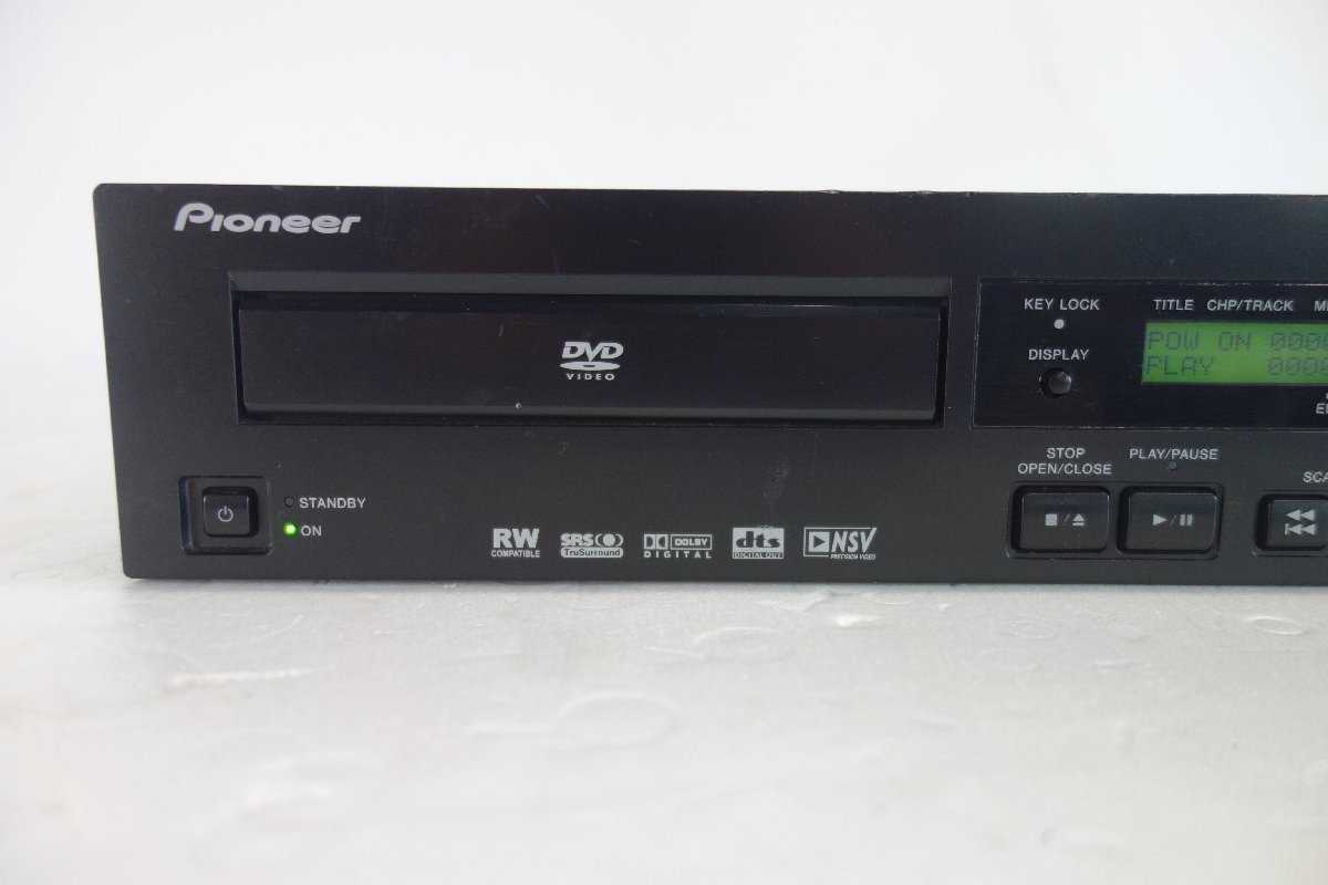 ◎Pioneer DVD-V8000 ＤＶＤプレーヤー DVD再生確認済み 訳あり 現状品◎（V92）_画像2