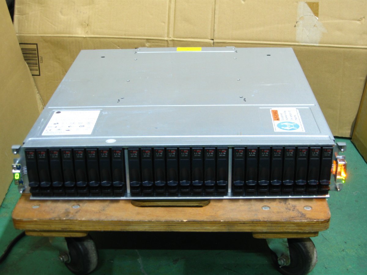 ▽dot HILL AssuredSAN DBB データストレージ ディスクアレイ 2.5型 24bay ドライブ無し 中古 dothill 6Gb/s SAS SFF-8088 FRUKA19-01