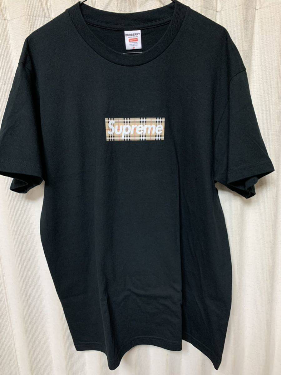 新品未使用 Supreme x Burberry Box Logo Tee バーバリー ボックスロゴ