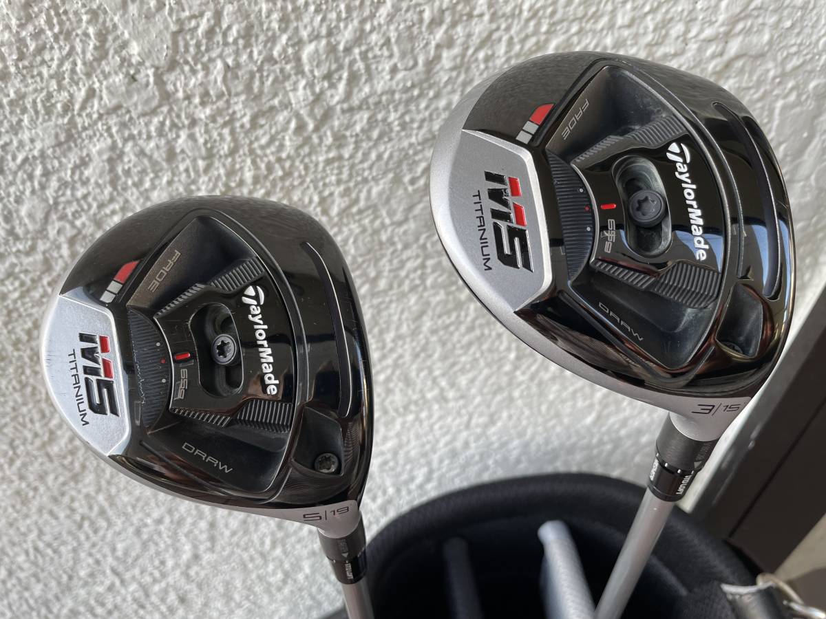 激安通販 TaylorMade□テーラーメイド□M5□3W15度、5W19度、2本セット