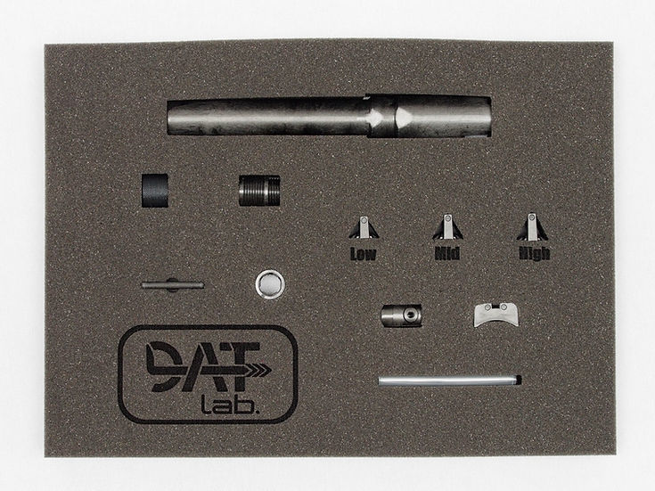 DAT Lab.東京マルイ製 エアハンドガン ガバメント用 サプレッサーアダプター
