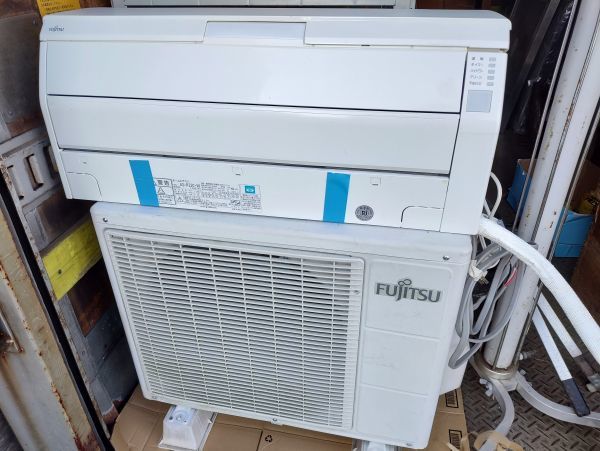 超安い】 富士通 ルームエアコン AS-R22C-W R410 (23_806_1) 12畳未満