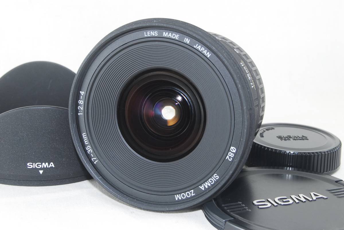 衝撃特価 ★極美品★SIGMA フード付き♪ ニコン Nikon ASPHERICAL D EX F2.8-4 17-35mm AF シグマ ニコン