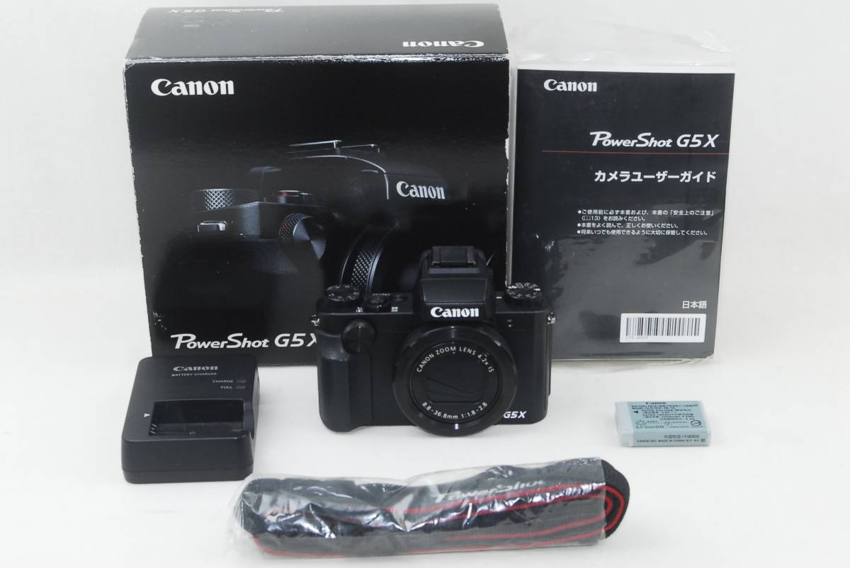 ★美品★Canon キャノン PowerShot G5 X 光学4.2倍ズーム 1.0型センサー PSG5X 元箱付き♪