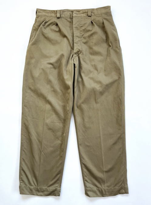フランス軍 M52 チノ パンツ size 25 未使用 チノパン 1960s 50s