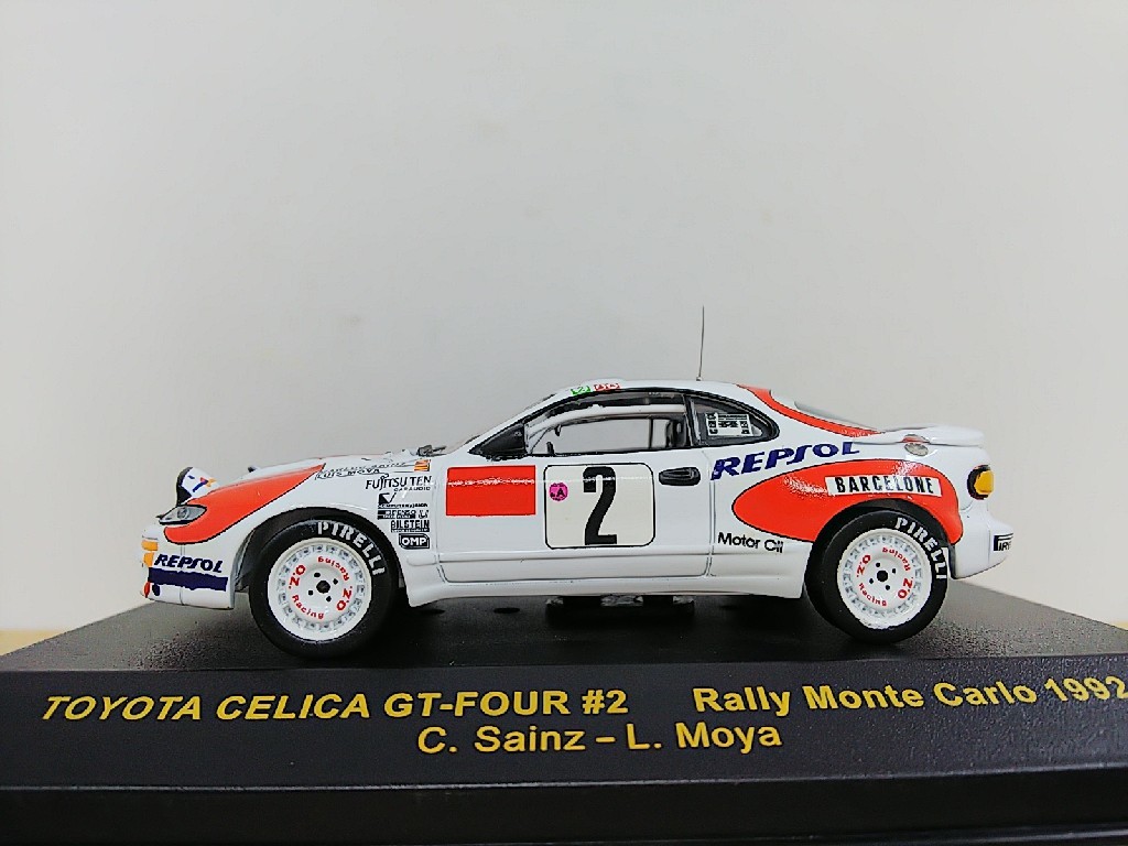 春早割 □ixo modelsイクソ RAC106 1/43 TOYOTA Celica 4WD #2 Winner