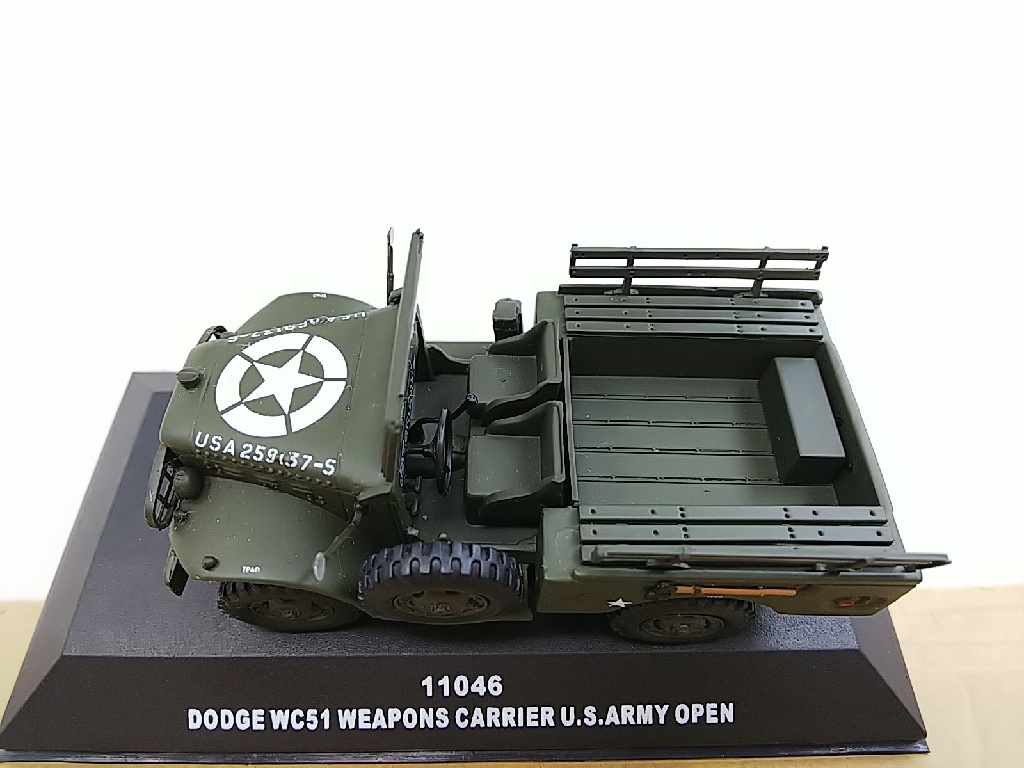# SUN STAR Sunstar 1/43 11046 DODGE WC51 WEAPONS CARRIER U.S.ARMY OPEN America land army army for car model minicar 