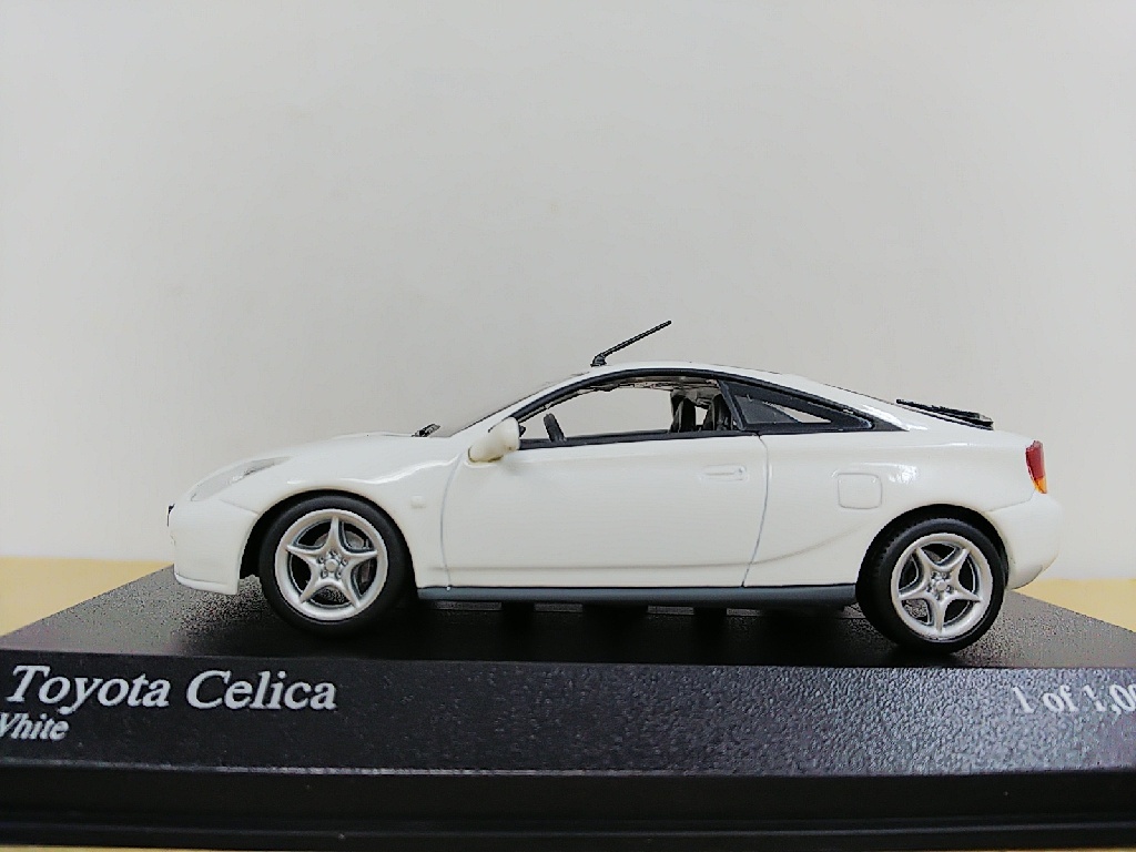 ■トヨタ特注品 PMA MINICHAMPSミニチャンプス 1/43 Toyota Celica 白 トヨタセリカ モデルミニカーの画像1