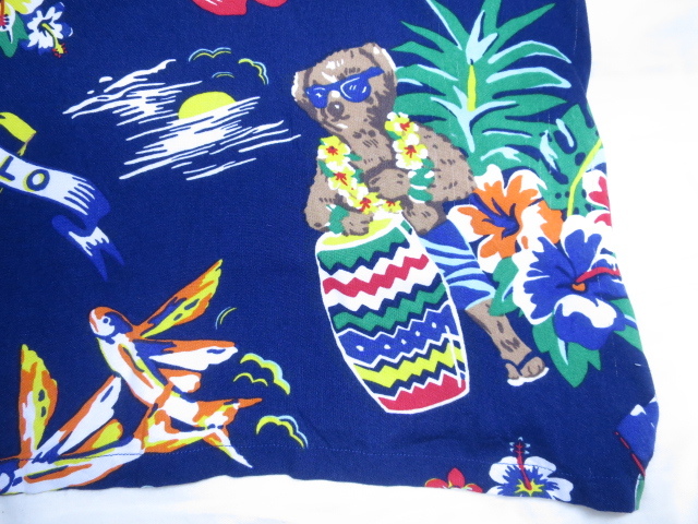 ポロベア POLO RALPH LAUREN ラルフローレン レーヨン アロハ ポロベア POLO RALPH LAUREN ラルフローレン レーヨン アロハ