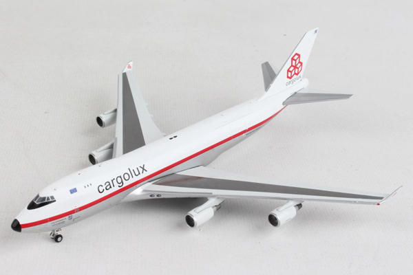 Gemini Jets 1/400 カーゴルックス B747-400ERF レトロカラー LX-NCL