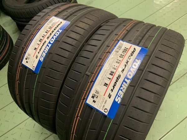 【即納2本】新品 2本 国産 2024年製 265/35-19(265/35ZR19 98Y)TOYO トーヨー PROXES SPORT2 プロクセス スポーツ２ 神奈川 タイヤ交換_画像2