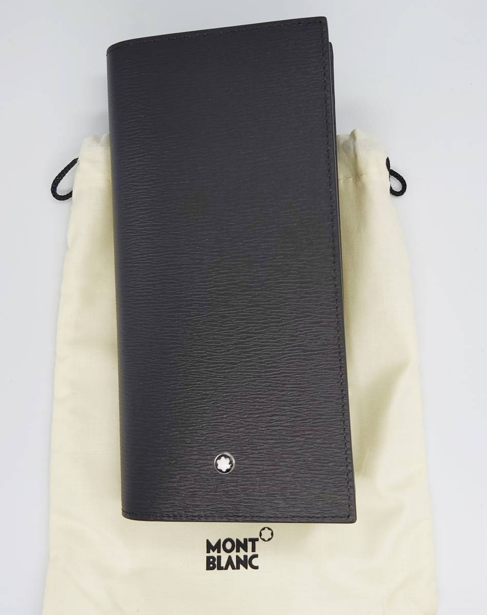 新品 定価6.9万 MONTBLANC モンブラン マイスターシュテュック 4810 ロングウォレット 15cc MB129247 札入れ 大容量 長財布 TL