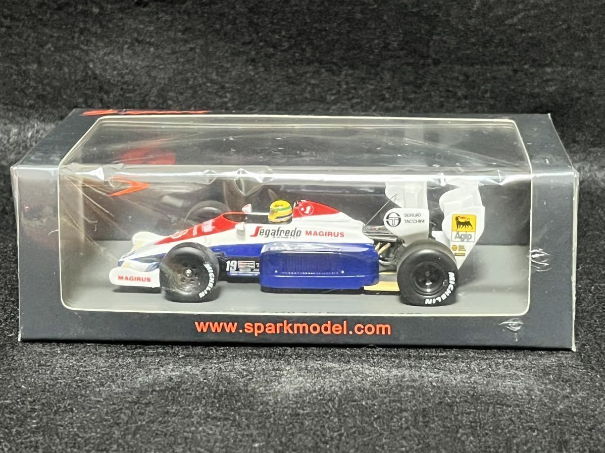スパーク1/43 トールマンTG184 #19 A.セナ 1984ブリティッシュGP 3位S2781 Toleman TG184 A.Senna