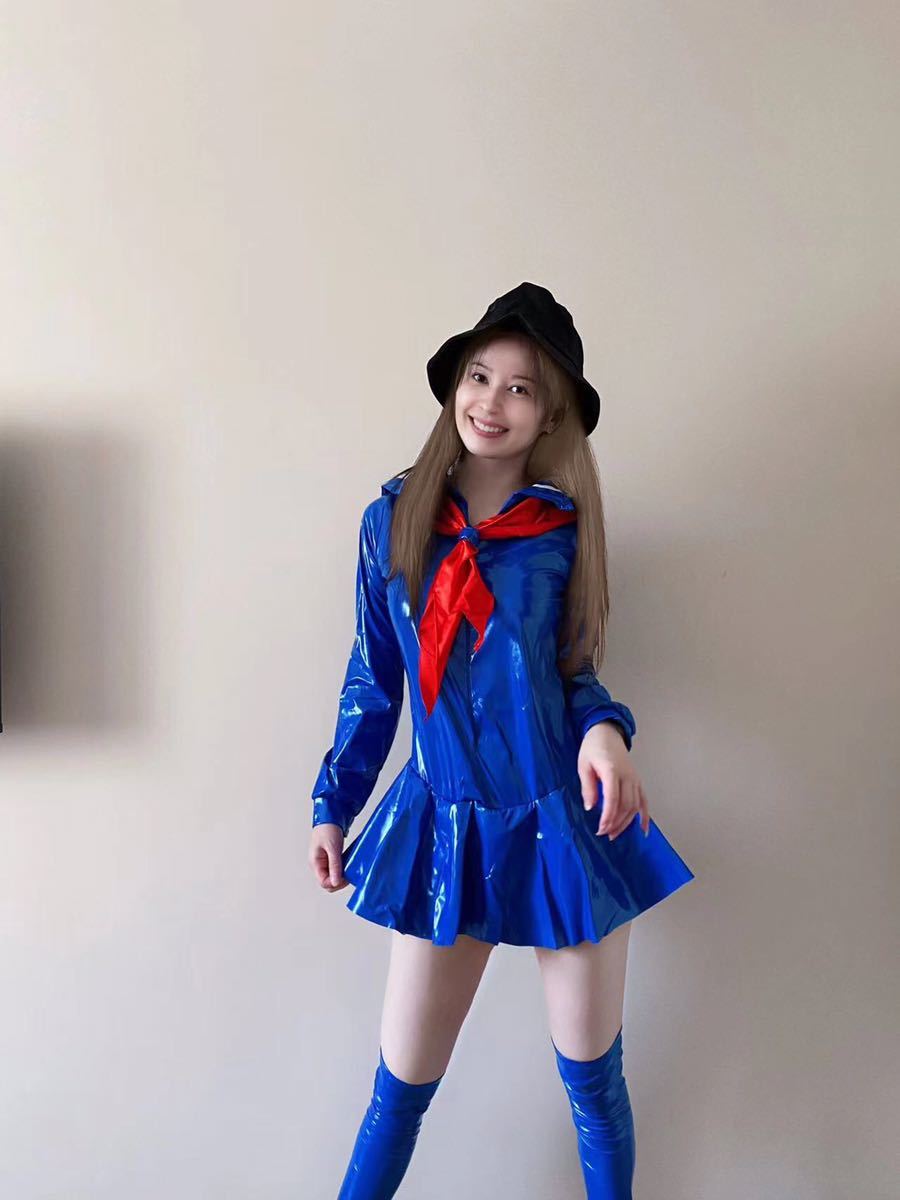Amazon.co.jp: エナメルお姫様セーラー ブラック 半袖 光沢 Amazon.co.jp: エナメルお姫様セーラー ブラック 半袖 光沢