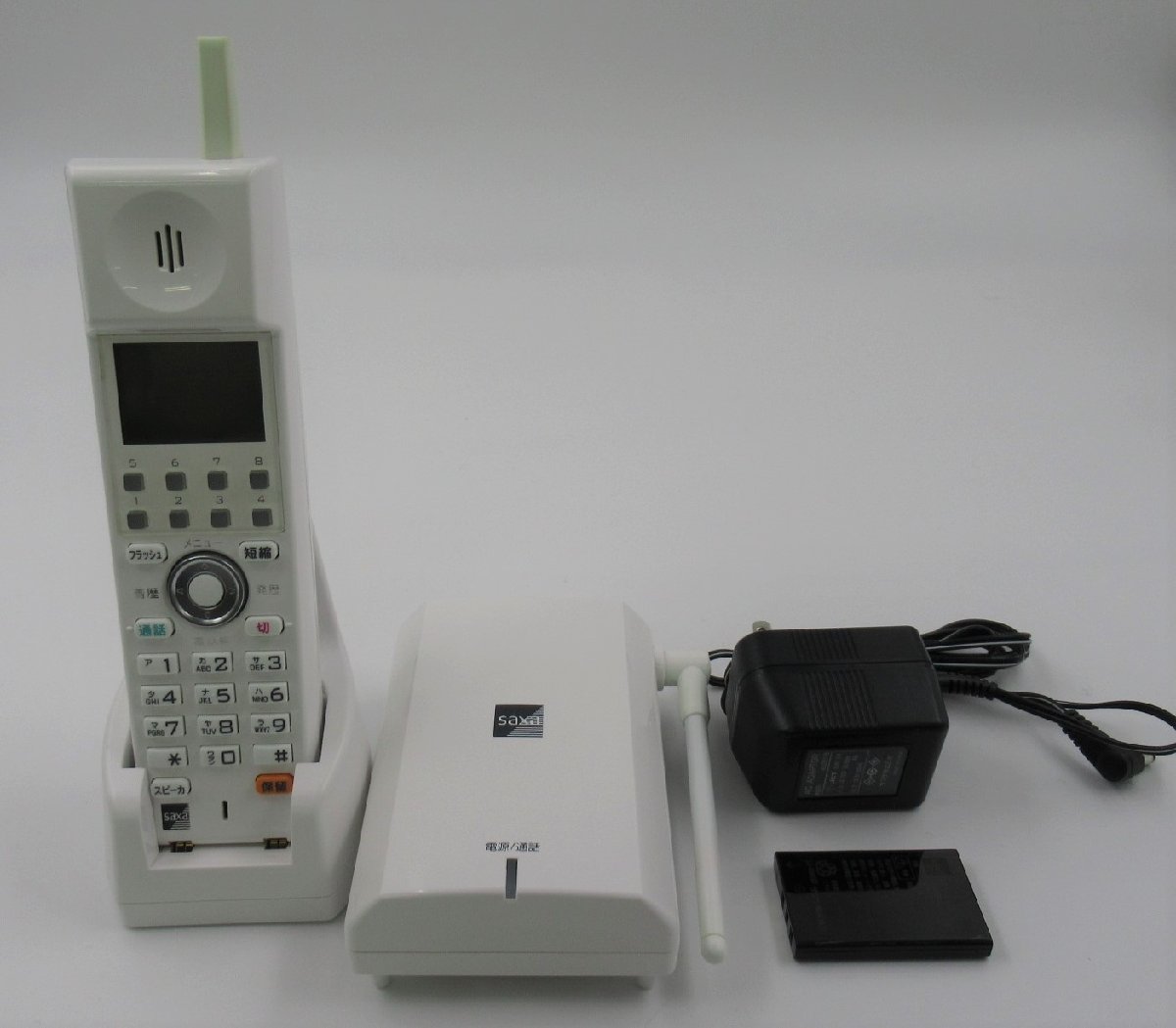 今ならほぼ即納！ WS805(W) DPY0011 コードレス電話機 PLATIAⅡ SAXA