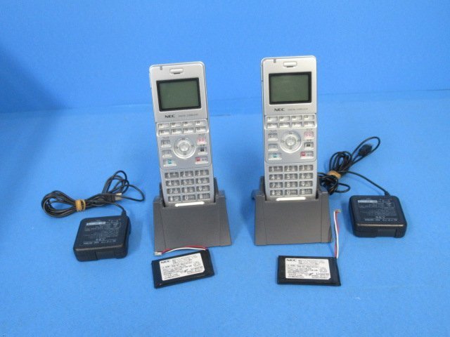 ΩNU 0262※ 保証有 NEC AspireWX 8ボタンデジタルコードレス IP8D-8PS-3 2台 キレイメ