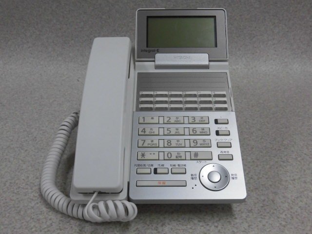 本日特価】 Ω キレイめ 17年製 18ボタン電話機 iE 日立 ET-18iE-SD(W)2